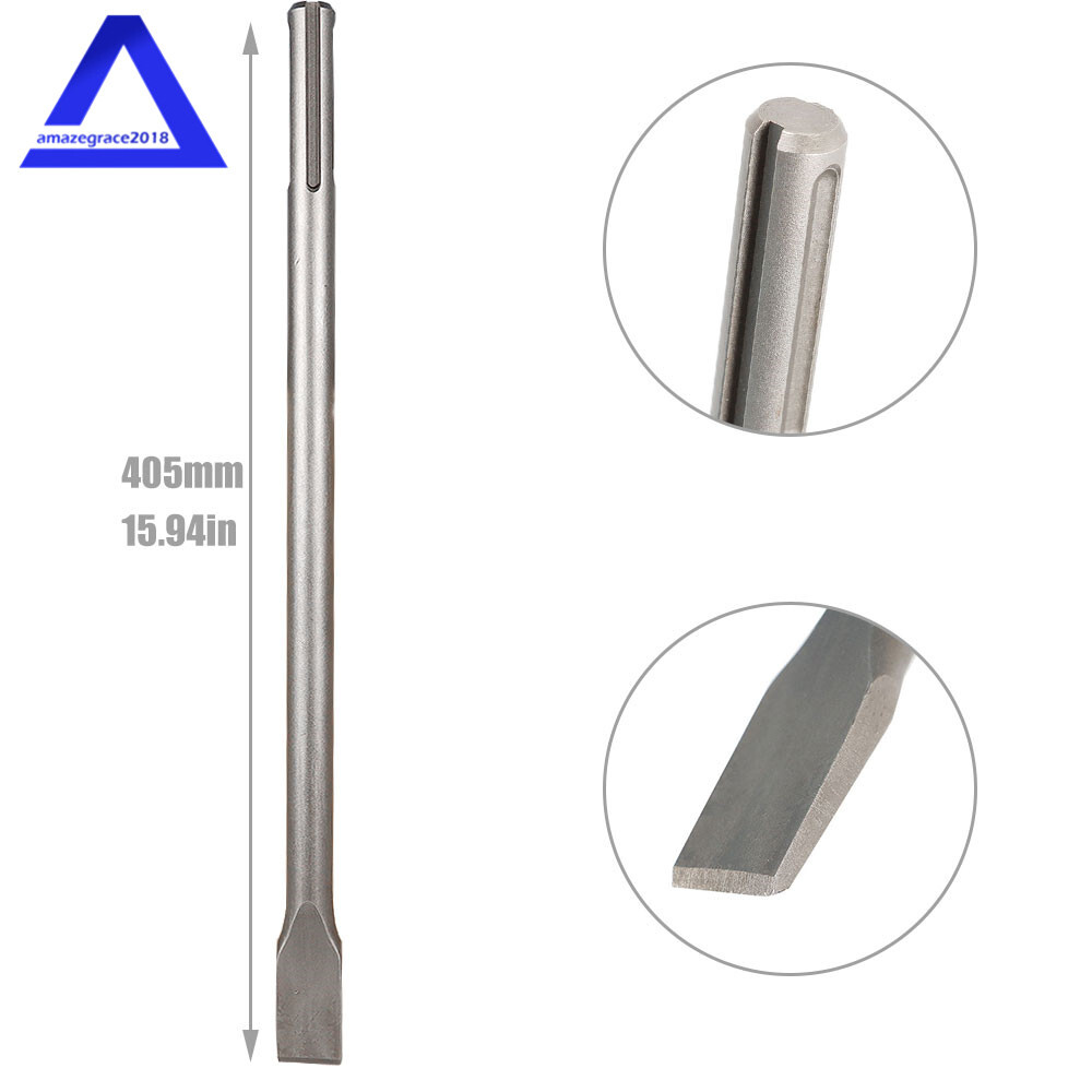 16'' SDS Max Chisel Set Heavy Duty Rotary Hammer Chisel Bit Set 3Pcs