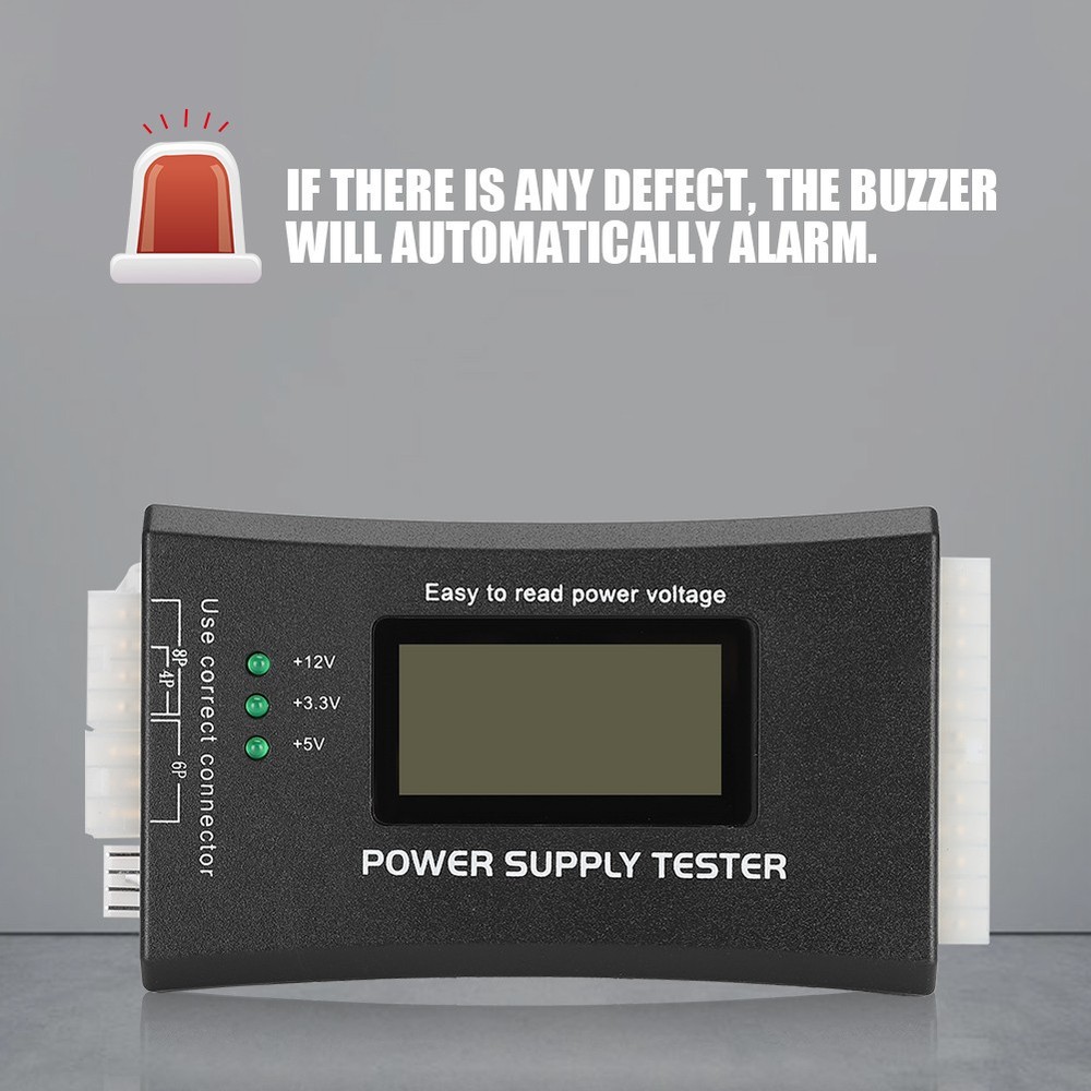 ATX Power Supply Computer Tester with LCD Display for Computer Maintenance WT
