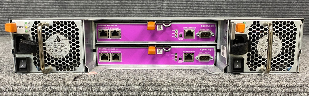 Dell EqualLogic PS4100 Storage Array, No Drives, 2x Controller Modules w/ Cord