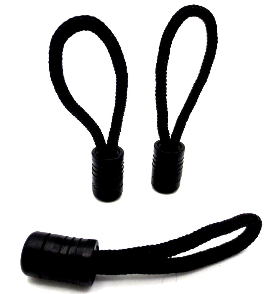 Zipper Pull Tab 2" Long 1/8" Thick Cord, Easy Grip Zip Pull Tag, Free Shipping!