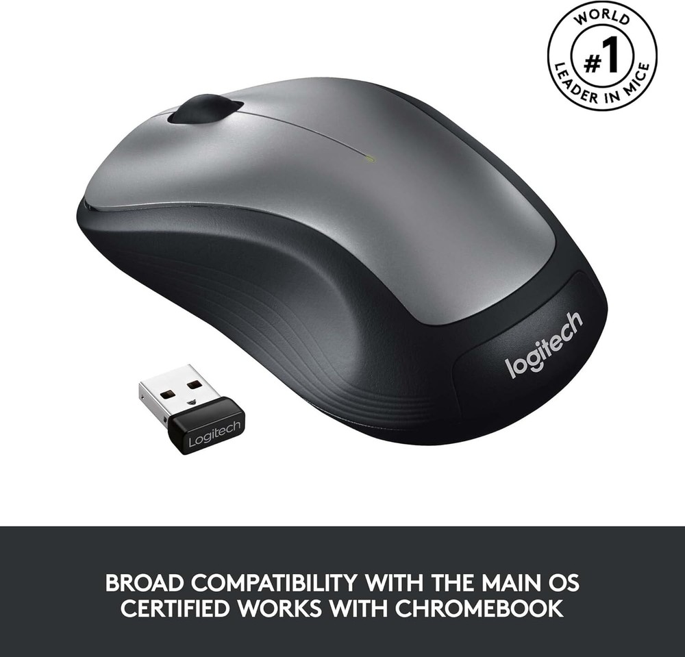 🔥 NEW SEALED🔥 Logitech M310 Wireless Bluetooth Large-sized Mouse Silver