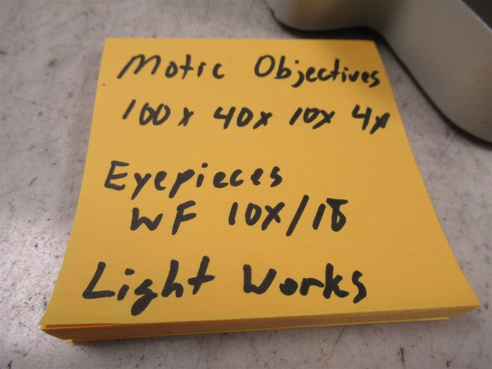 Frey B2-220 Binocular Microscope w/ Motic Objective Lenses & Eyepieces