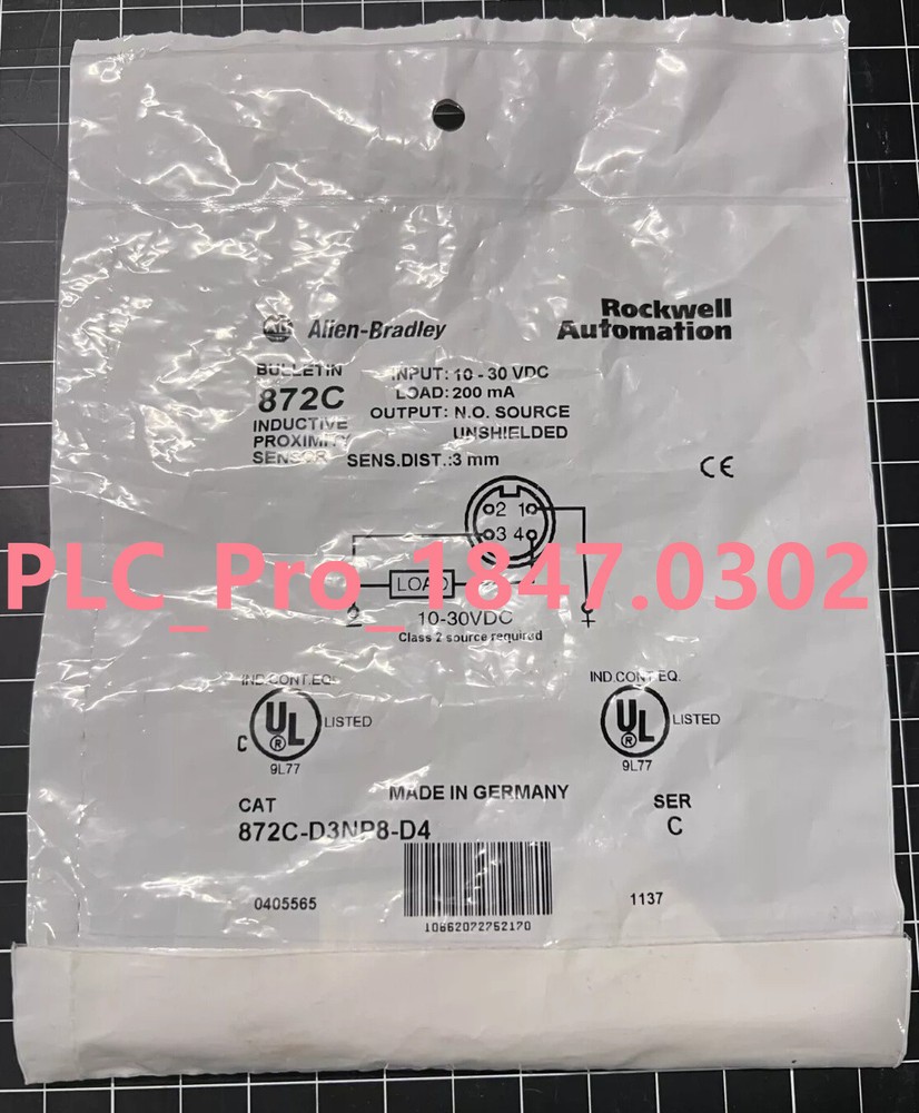 1PCS NEW For Allen Bradley 872C-D3NP8-D4 Inductive Proximity Sensor Switch