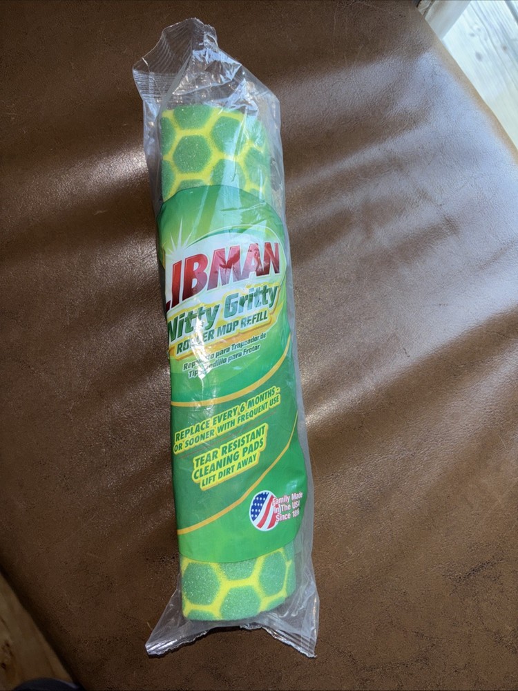 LIBMAN NITTY GRITTY ROLLER MOP REFILL 02011 NEW