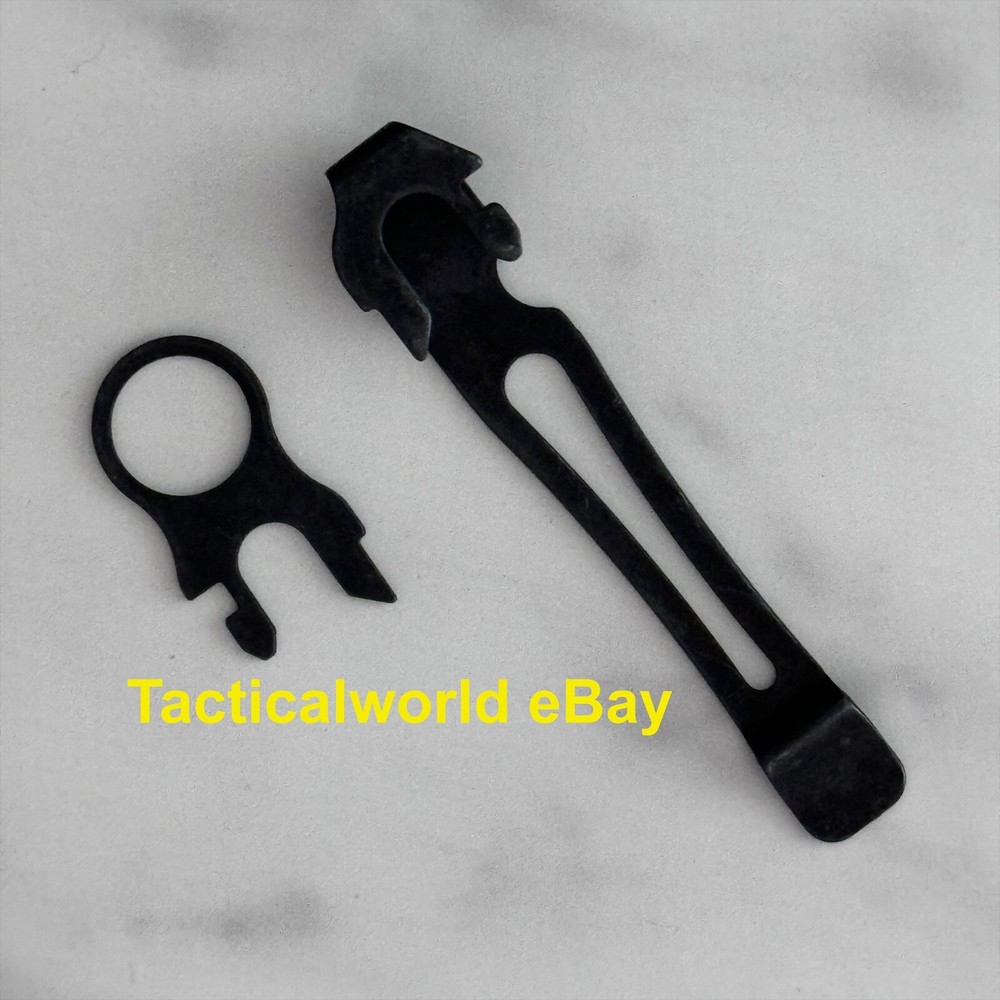 LEATHERMAN Removable POCKET CLIP & RING for Wave Plus, Charge Plus, Surge. BLACK