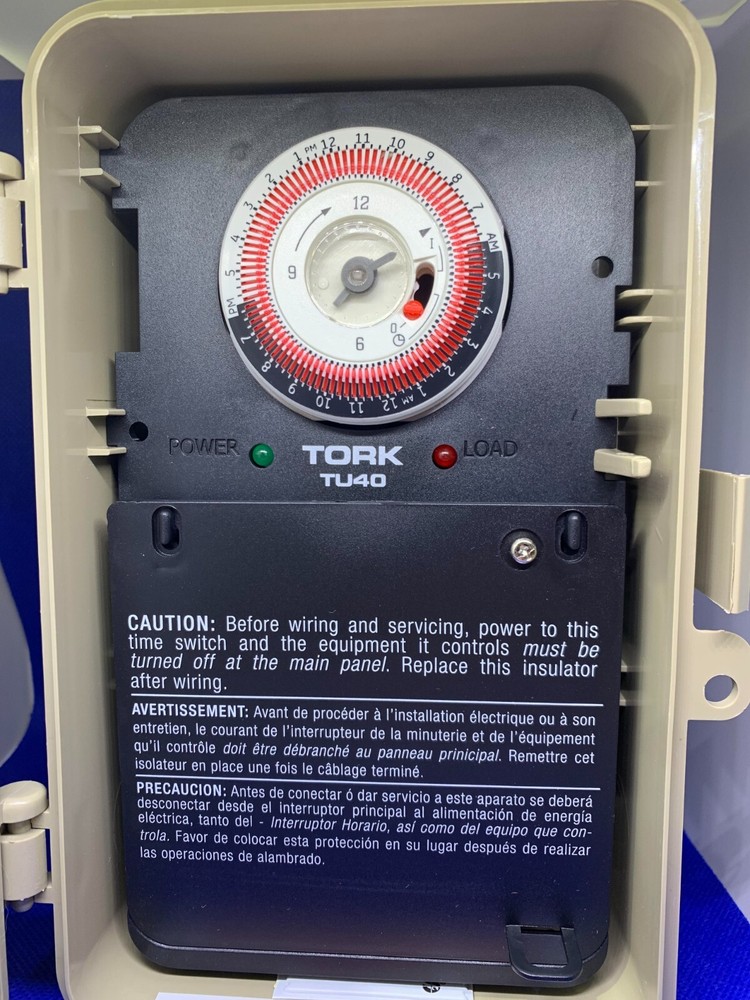 TU40 ELECTROMECHANICAL TIMER 40 AMPS UNIVERSAL MULTI VOLT