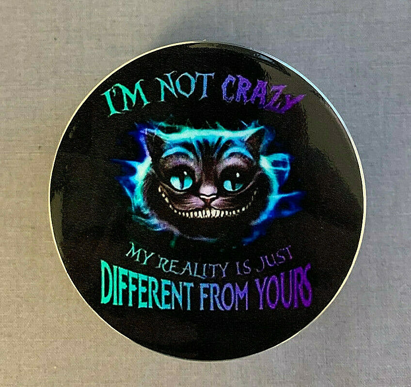 I'm Not Crazy Reality Different Titanium Herb Grinder 4 Piece Hand Mueller