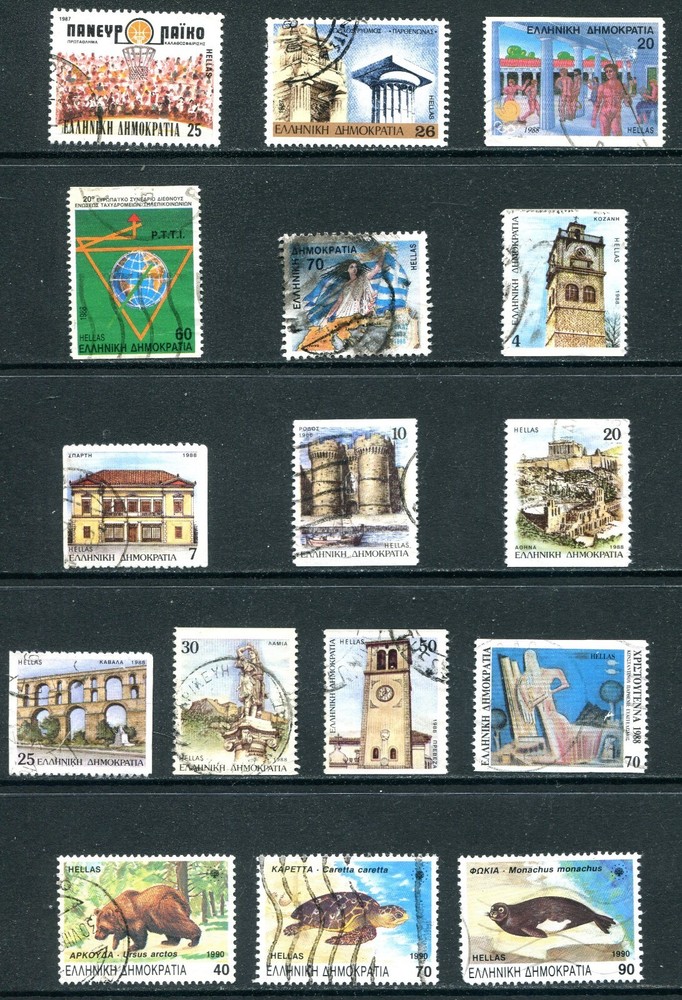 Greece 1987 - 1990 Used Lot