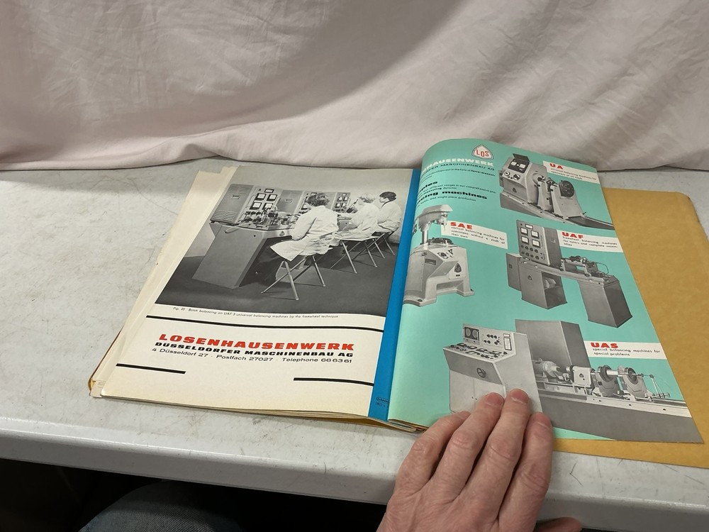 Pantool Machine Tools & Instruments Catalog Manual Balancing Machines