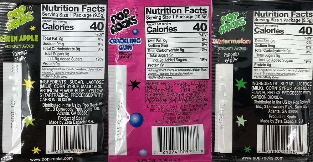Candy Variety Pack Popping Candy - Bulk Candy, Nine Different Flavors Bulk Popp