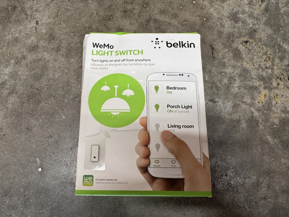 WeMo Belkin Light Switch