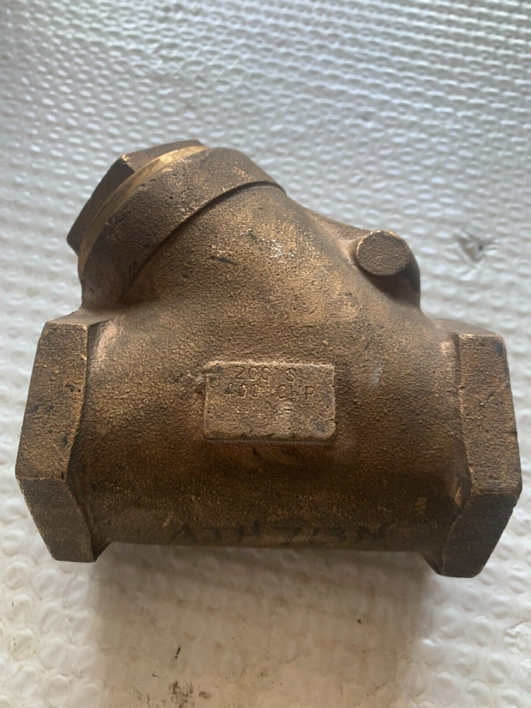 NEW CRANE 2" Y-PATTERN SWING CHECK VALVE 200S 400 CWP