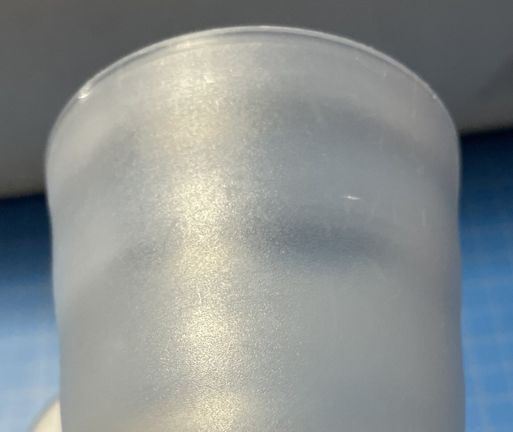 Tupperware Impressions 11oz Blue 3 Cups
