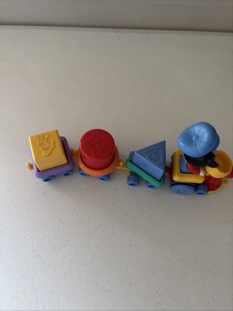 Vintage Disney Mickey Mouse Figure Train