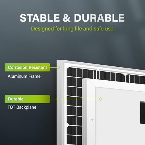 High-Efficiency Monocrystalline Solar Panel - Designed for Off Grid 35W 24V