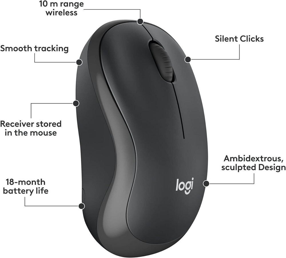 Logitech MK270 Wireless Keyboard and Mouse Combo (920-004536)