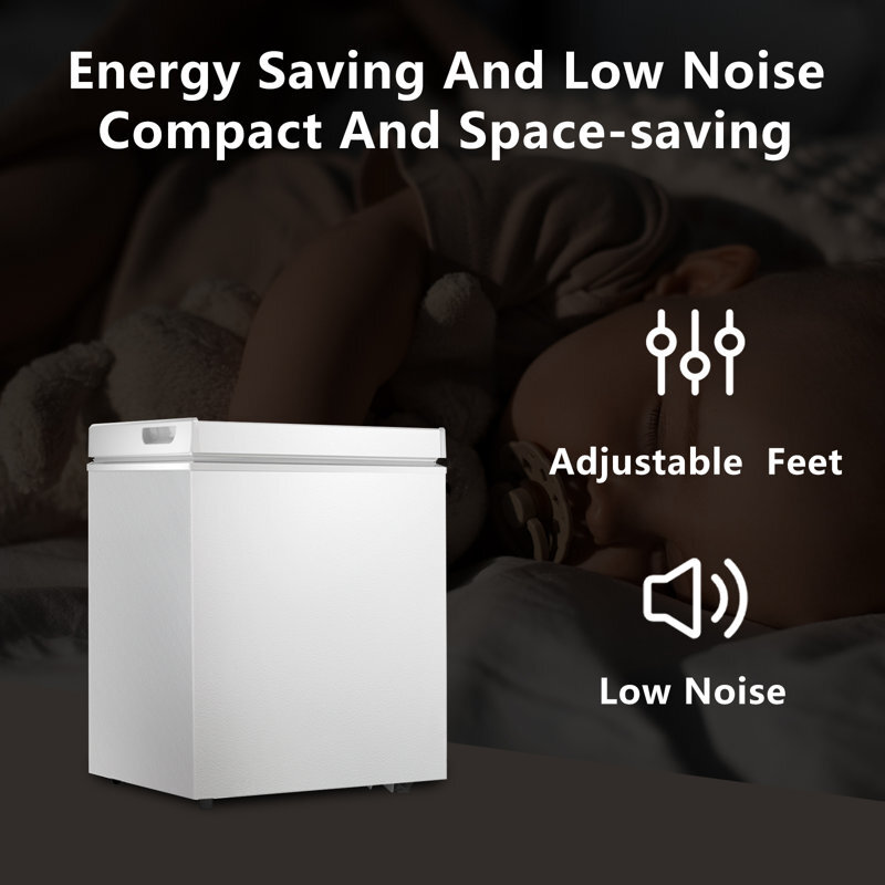 1.8 cu.ft Garage-Ready Chest Freezer with Temperature Controls