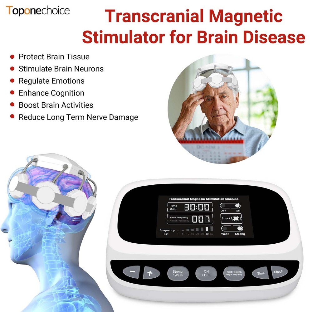 rTMS Transcranial Stimulation Machine Adjustable Strength for Depression Therapy