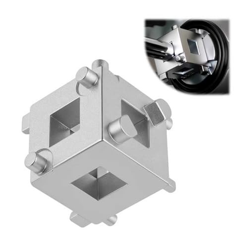 3/8" Brake Caliper Compression Tool - 6-Face Rear Disc Brake Piston Compressor