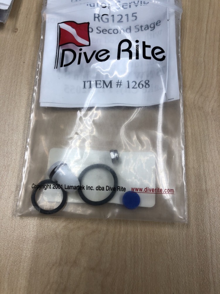 Dive Rite RG1215 Second Stage Service Kit New