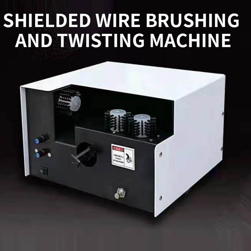 Shielded Wire Brushing and Twisting Machine Splitting and Twisting Machine