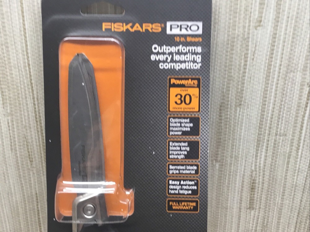 FISKARS #710160 PRO POWERARC SHEARS, 10"