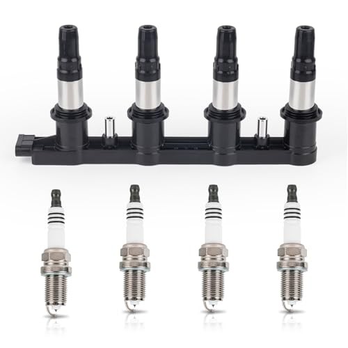 Ignition Coil Pack and 4 Platinum Ignition Coil Pack UF620 & Spark Plug 4504