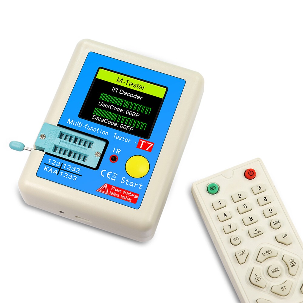 LCR-T7 Transistor Meter Capacitance Resistance Tester for Diode Triode Z7S9