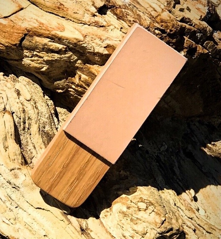 Standard Solid Oak and 10oz Leather Micro Pocket Strop/Sharpener Knives/Tools