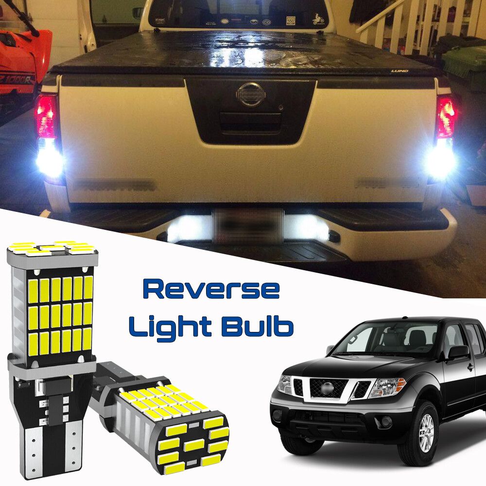 2pcs HID White 921 LED Backup Reverse Light Bulbs for Nissan Frontier 2005-2020