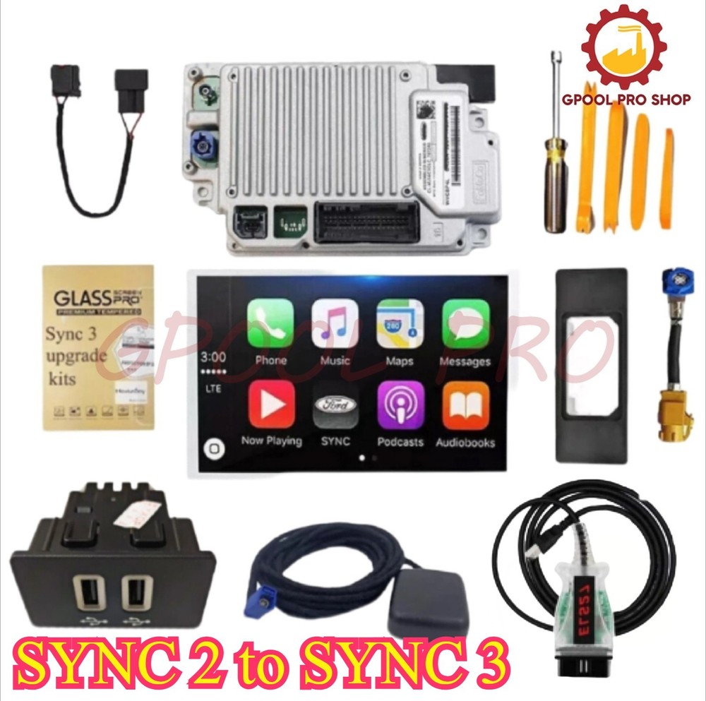 Factory SYNC 2 to SYNC 3 3.4 Upgrade Kit APIM Module Carplay Fit for Ford Sync3