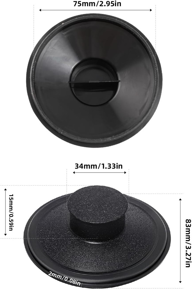 3.5in Kitchen Sink Stopper Universal Garbage Disposal Drain Plug Replacement