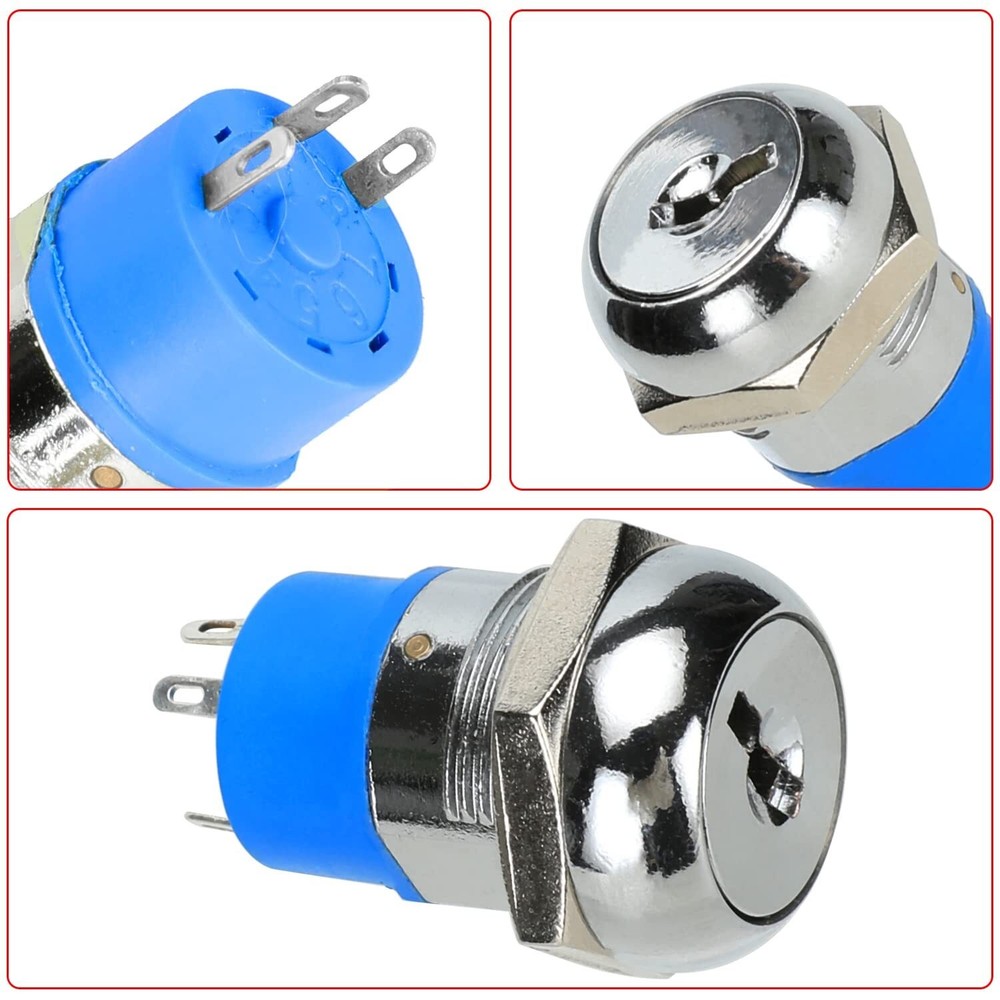 Mobility Scooter Ignition Switch for Pride with 2 Keys Replacement Lock
