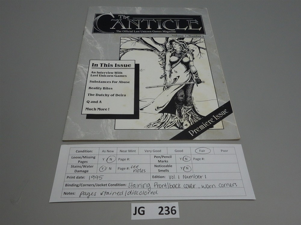 The Canticle: Issue # 1 Premier Issue