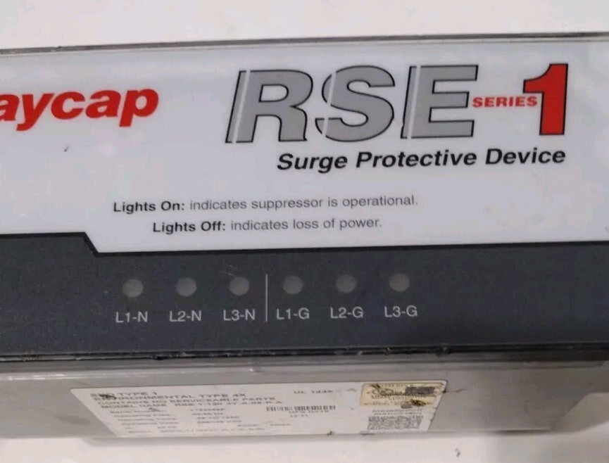 Raycap RSE-1 Surge Protective Device SPD Type 1 Environmental Type 4X Series 1
