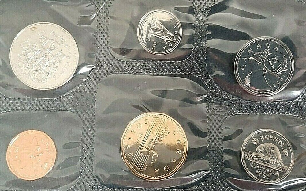 1995 Canada Uncirculated Proof Like Mint Set, original envelope & COA