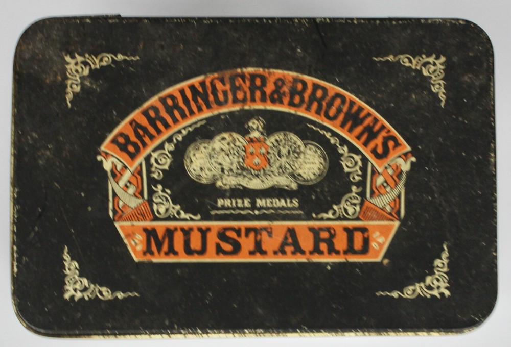 Original Vintage Barring & Brown’s Mustard Tin