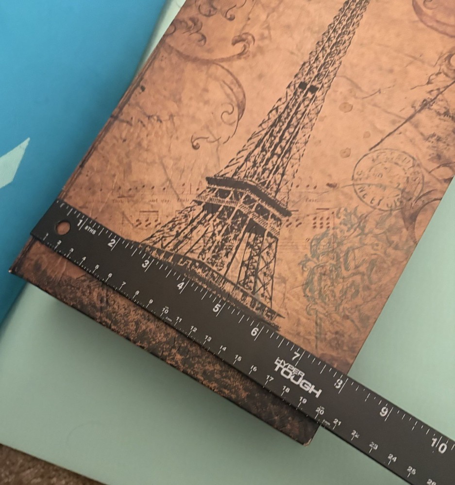 Vintage Style Paris Eiffel Tower Decorative Book Box - Hidden Storage - 2010