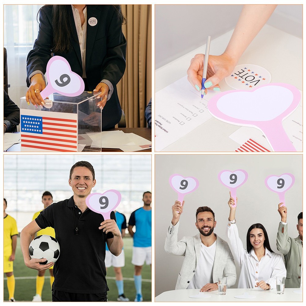 2 Pcs Writing Board Dry Erase Scoreboard Paddle Boards Hand Held