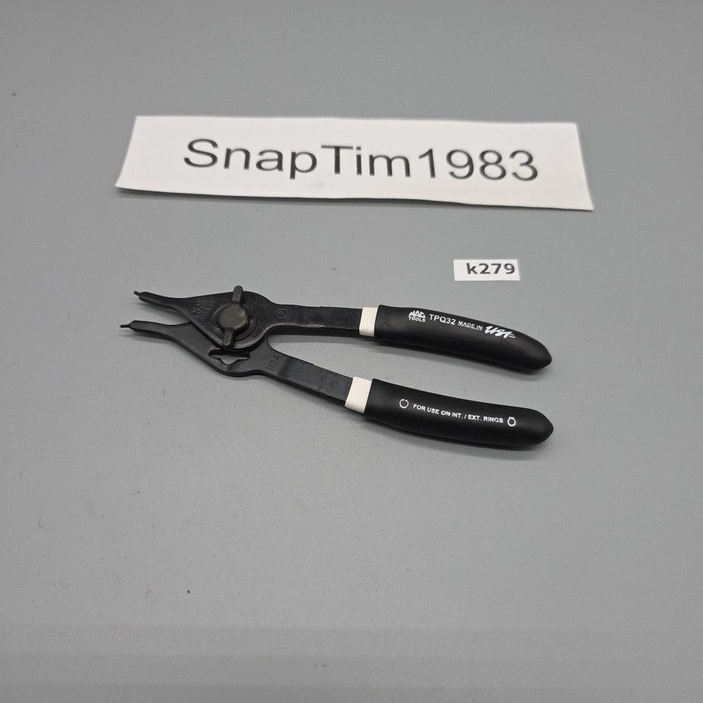 Mac Tools  6" Straight Retaining Ring Pliers TPQ32  USA