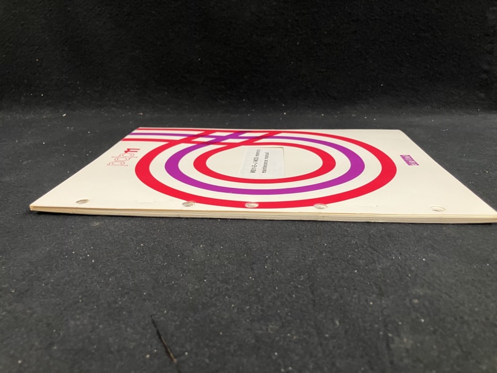 VINTAGE DEC MS11-E MOS MEMORY MAINTENANCE MANUAL, 1ST EDITION, 1975