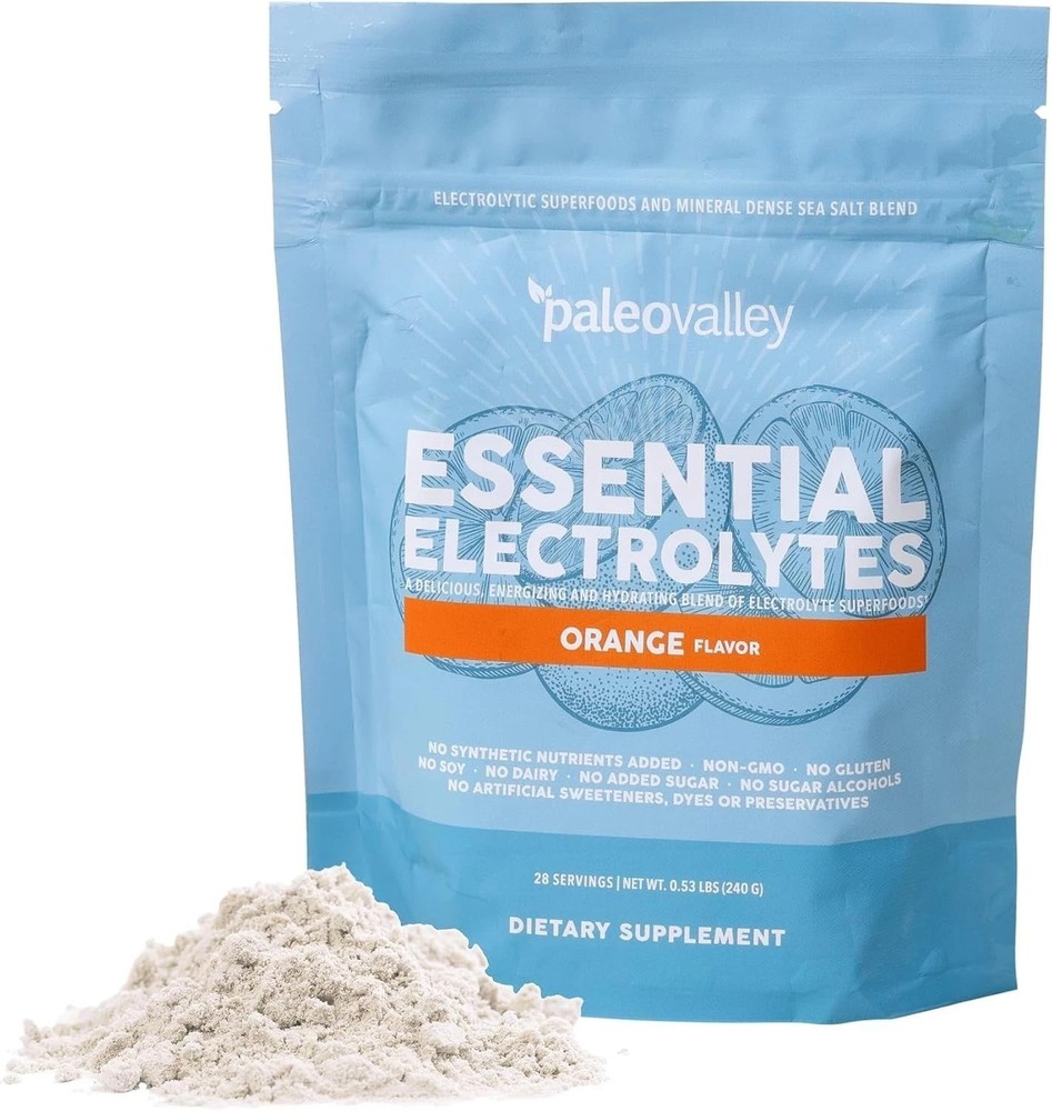 Paleovalley Essential Electrolytes - Orange Flavor - EXP 2027+