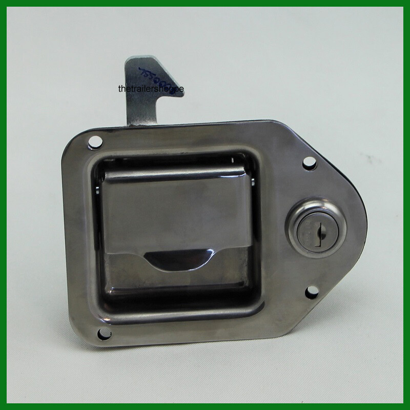 Stainless Steel Replacement Mini Tear Drop Latch with Lock & Keys 8000SSL