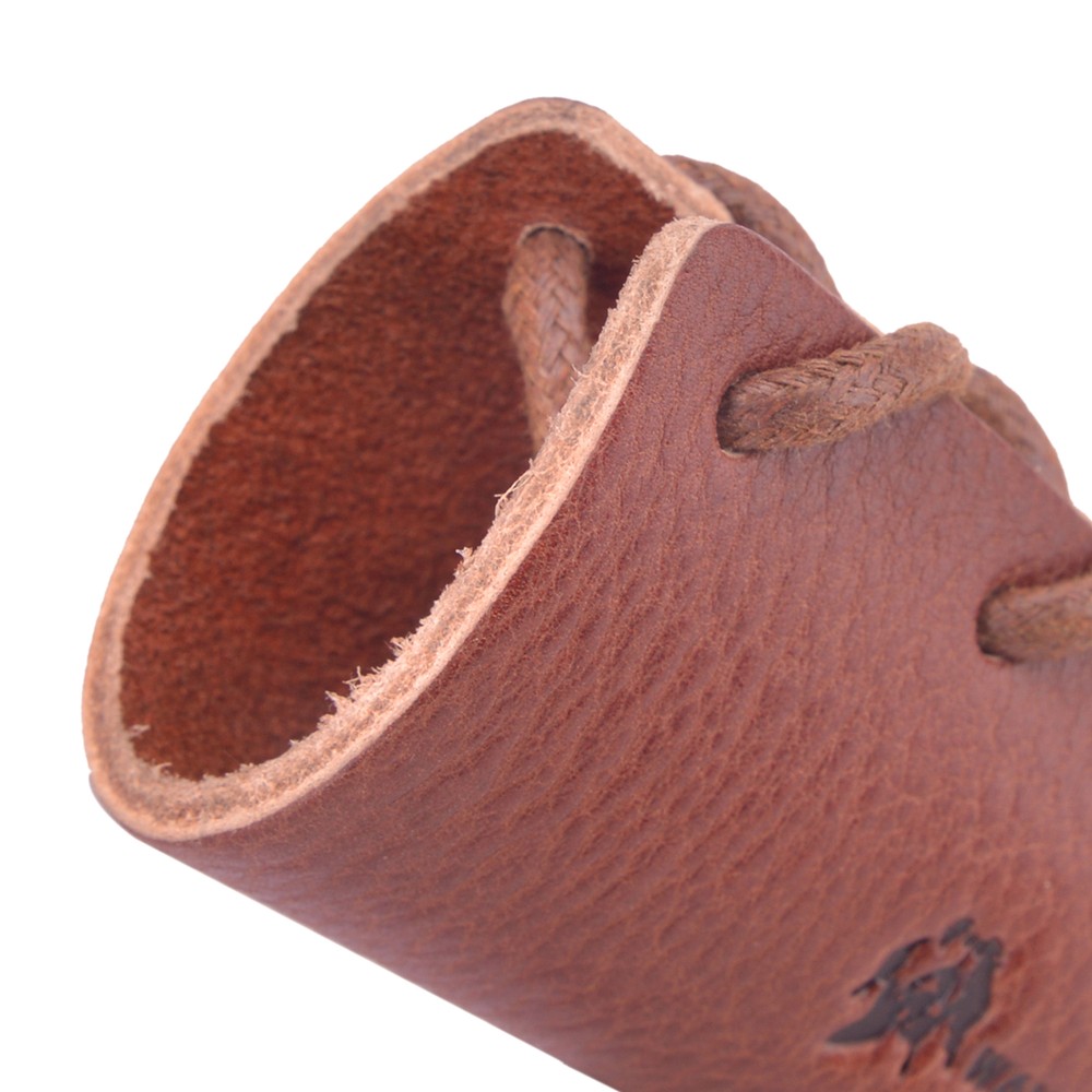 Quality Leather Axe Handle Guard Collar Holster /Axe Protector Covers, Brown