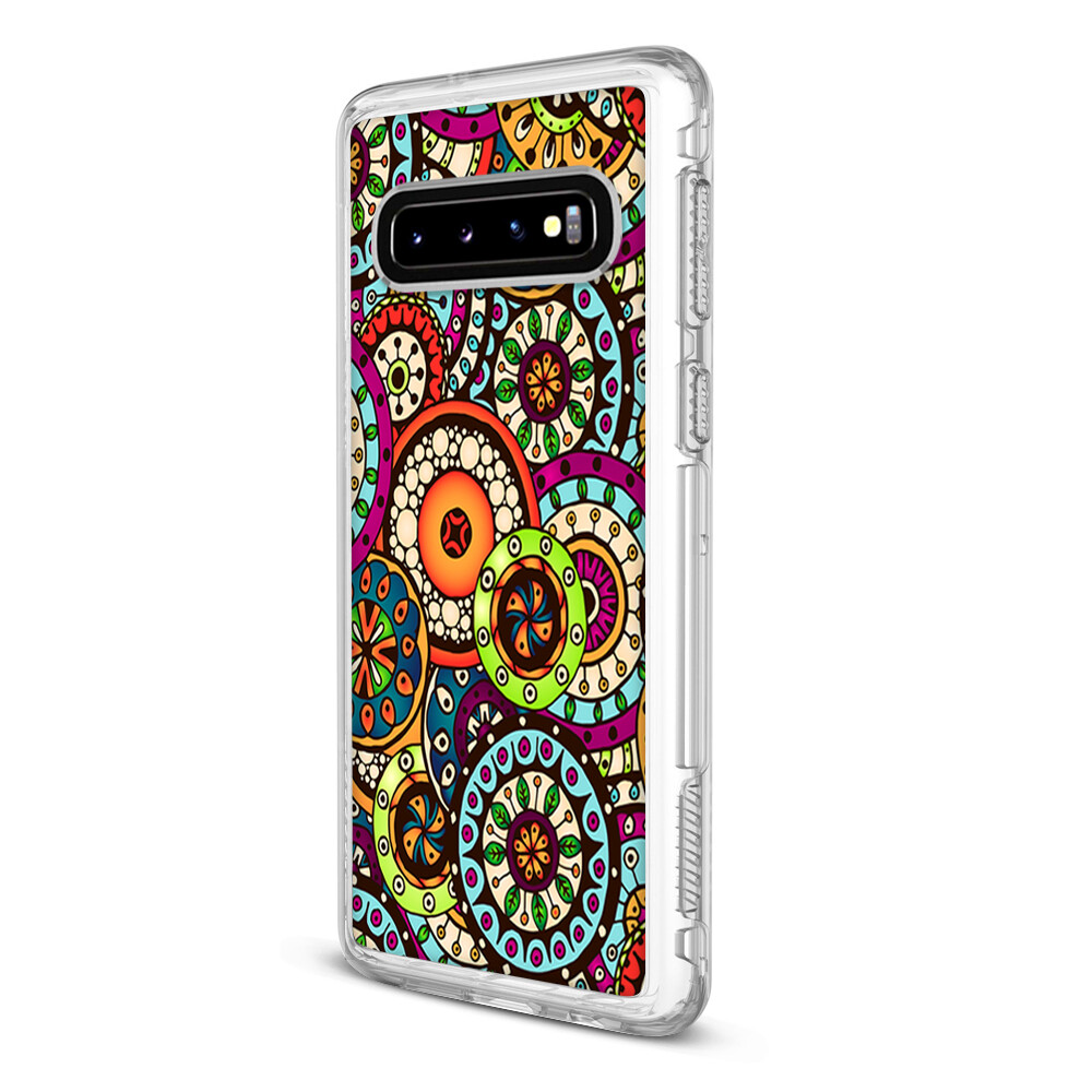 Pelican Adventurer Galaxy S10 Skins Decals Ethnic Circles Pattern