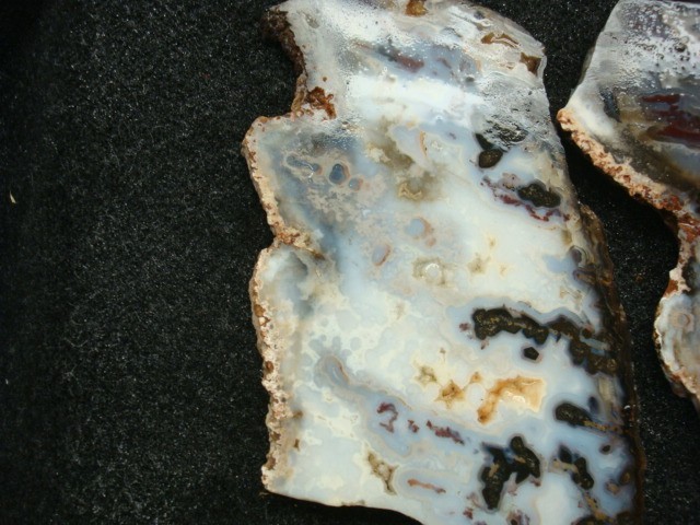 raspberry agate 2 slabs