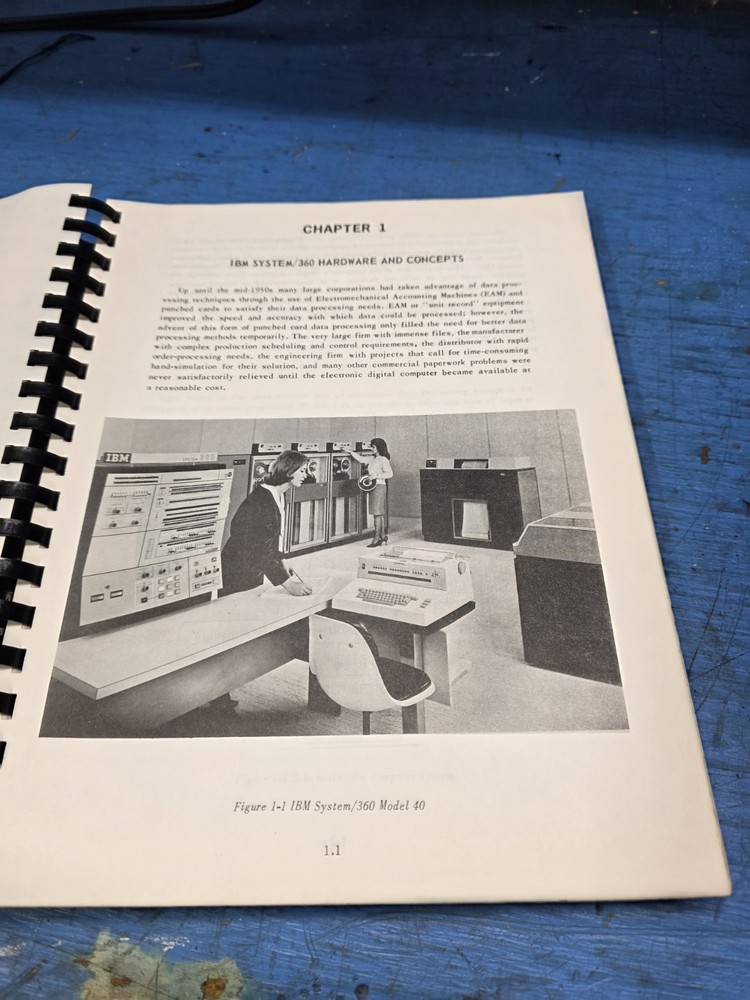 1967 IBM System 360 RPG Programming Book Volume 1 Introduction