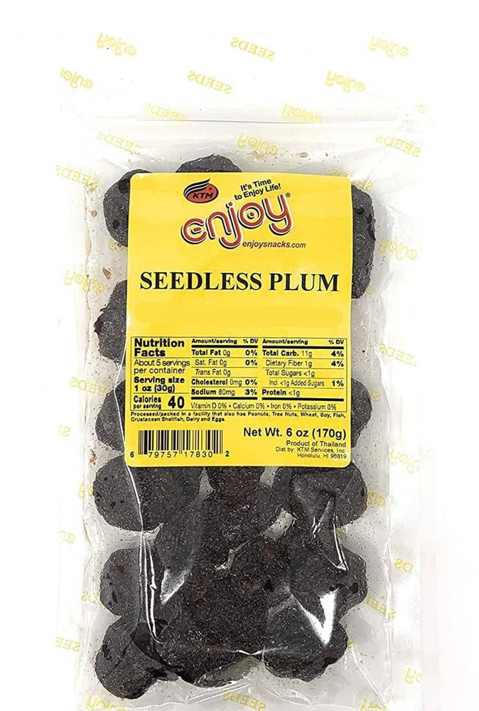 Enjoy Hawaii Seedless Plum – 6 oz. Bag