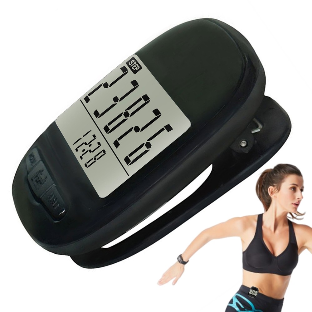 2D Pedometer, Portable Walking Accurate Step Counter