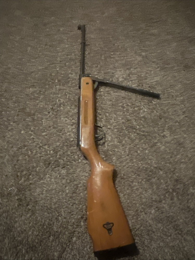 .177 Caliber Air Rifle Pull Back With A Little Rust Works Fine